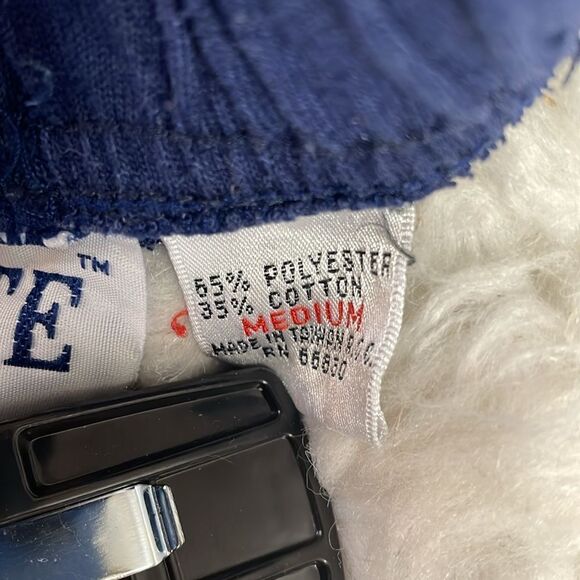 Folette Elastic Waist Drawstring Comfort Pants Blue Size Medium Vintage - Picture 12 of 12